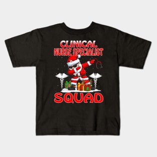 Christmas Clinical Nurse Specialist Squad Reindeer Kids T-Shirt